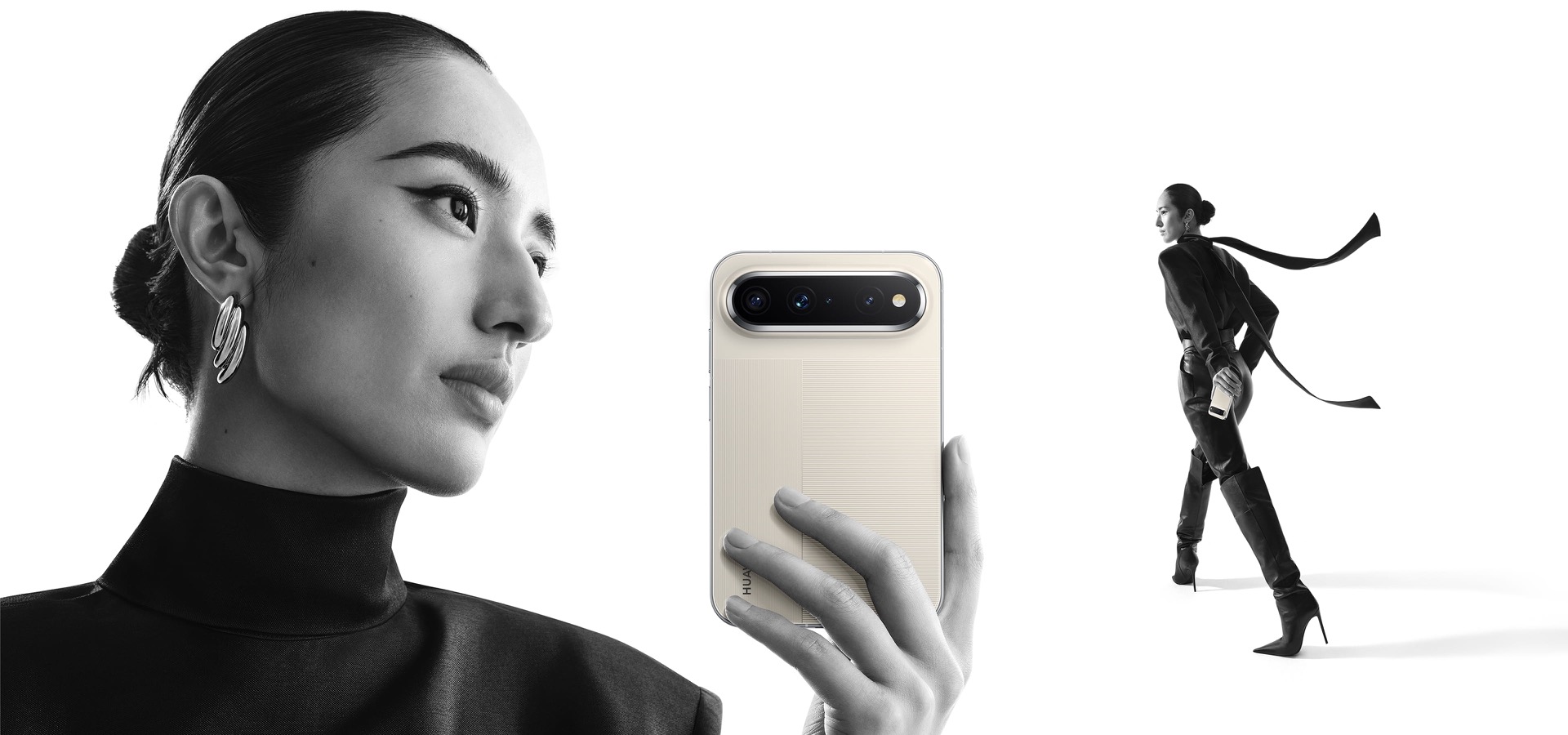 Huawei Pura X View — Linen Grey (亚麻灰)
