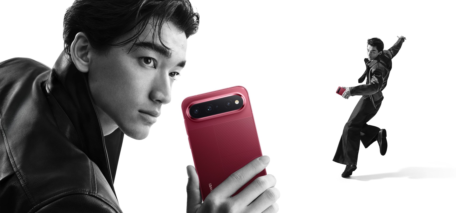 Huawei Pura X View — Shadow Red (跃影红)