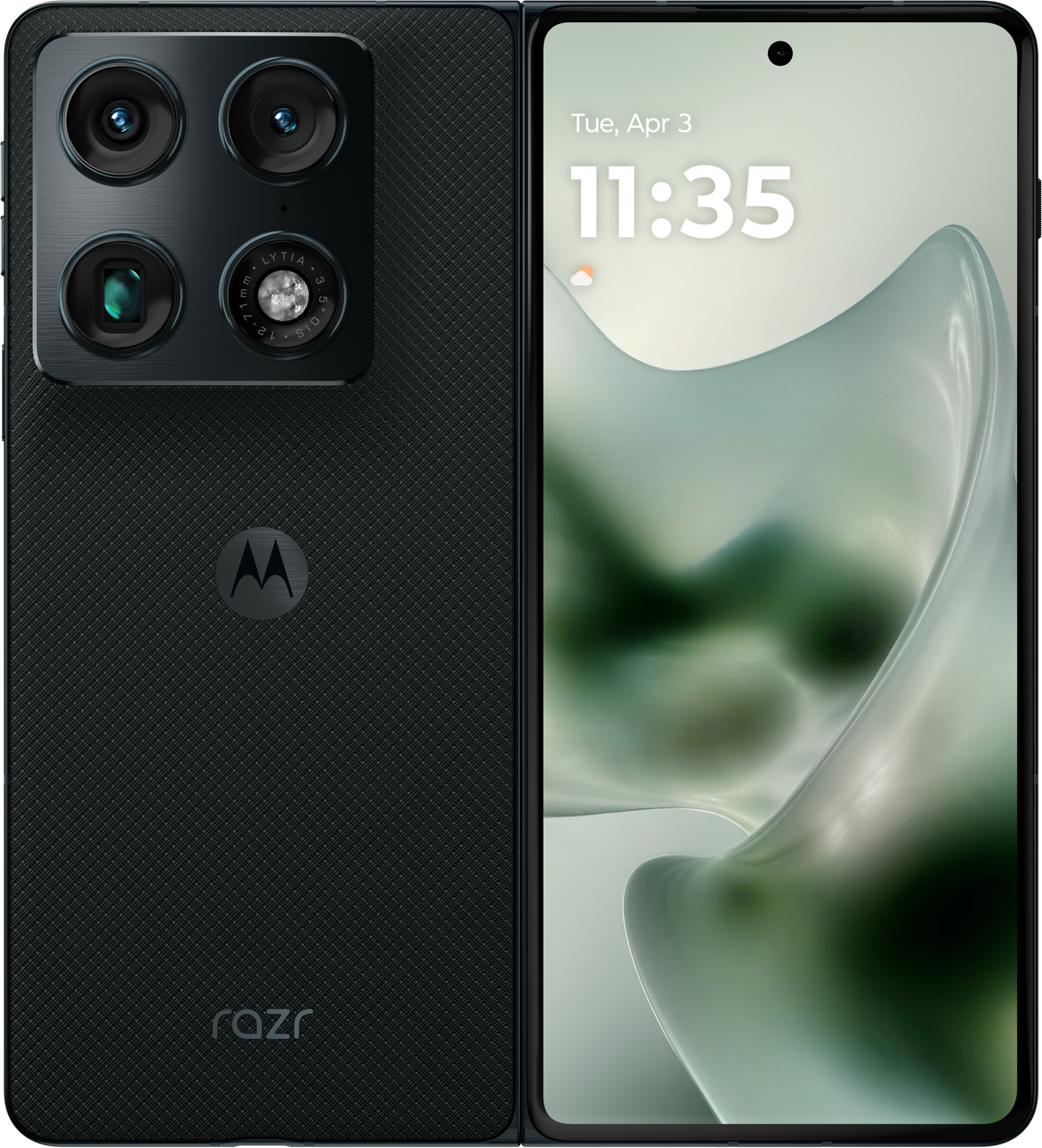 Motorola Razr Fold — PANTONE Blackened Blue