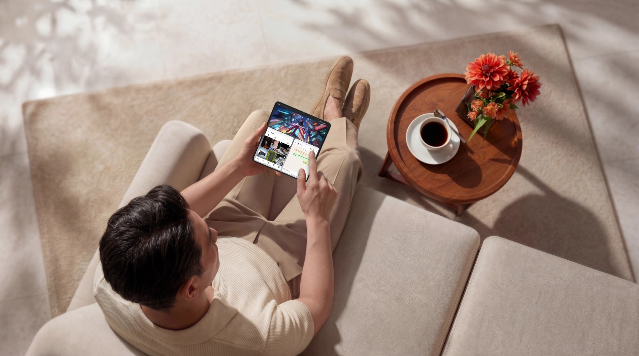 Software: ColorOS 16 stavěný pro velkou obrazovku