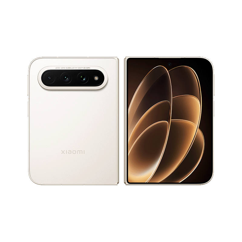 Xiaomi 18 Fold — Warm Gold White (暖金白)